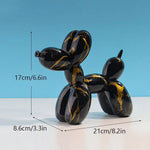 Dog Balloon Statue Paint