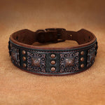 Leather Spiked Dog Collar