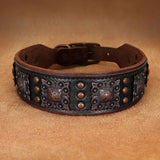 Leather Spiked Dog Collar