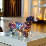 Graffiti Dog Statue