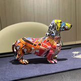 Graffiti Dog Statue